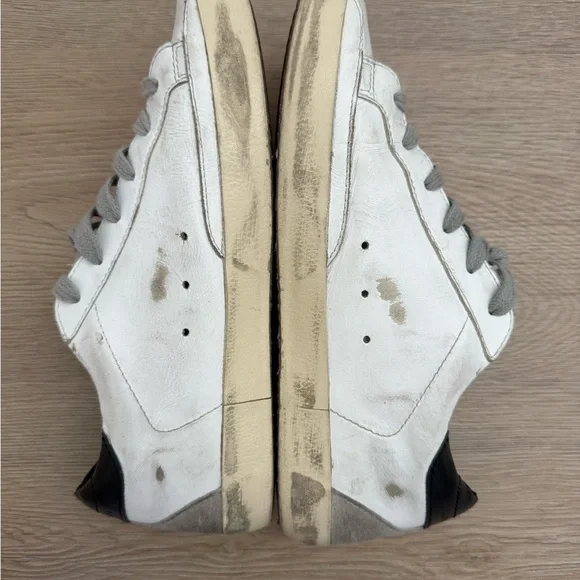 Golden Goose White and Black Sneakers - Picture 3 of 6
